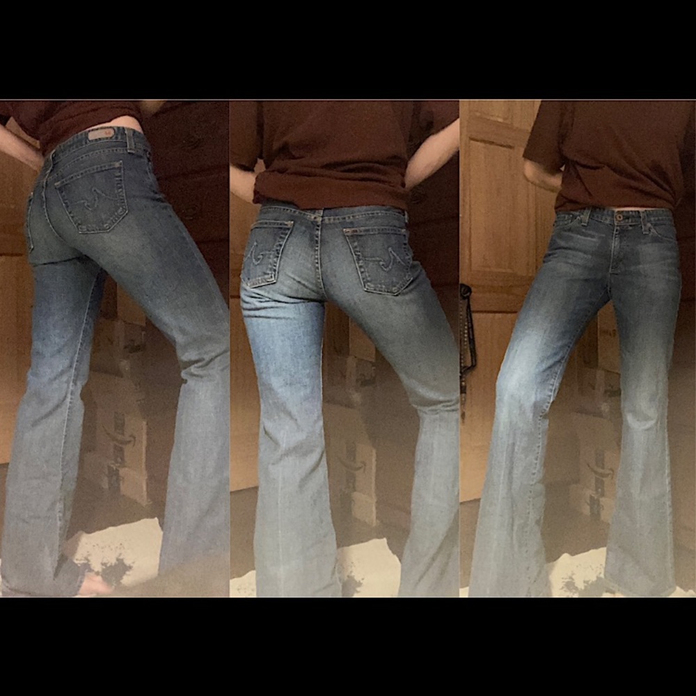 ⚡️$15 SALE⚡️AG Vintage Tall Flare Boocut the Club Light Wash Cotton Denim Jeans